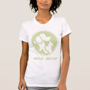 CAMISETA AHORRE UNA VIDA - ADOPTE A UN MASCOTA