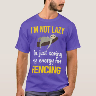 Camiseta Ahorro de energía para el esgrimidor de cercas