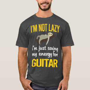Camiseta Ahorro de energía para guitarrista