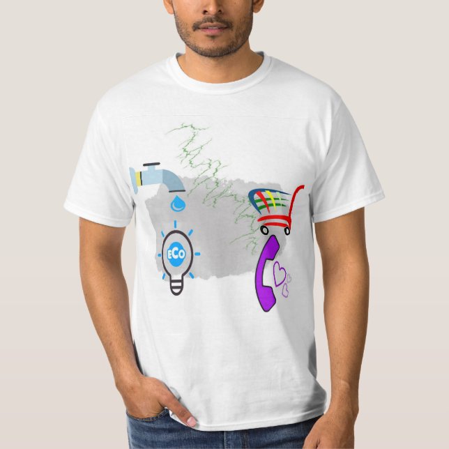 Camiseta Ahorro en la vida cotidiana (Anverso)