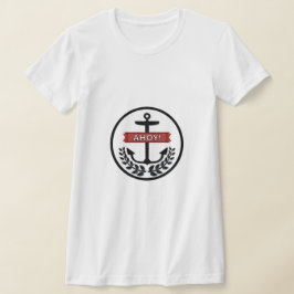 Camiseta Ahoy - Bella+Canvas femeninas Slim Fit T-Shirt