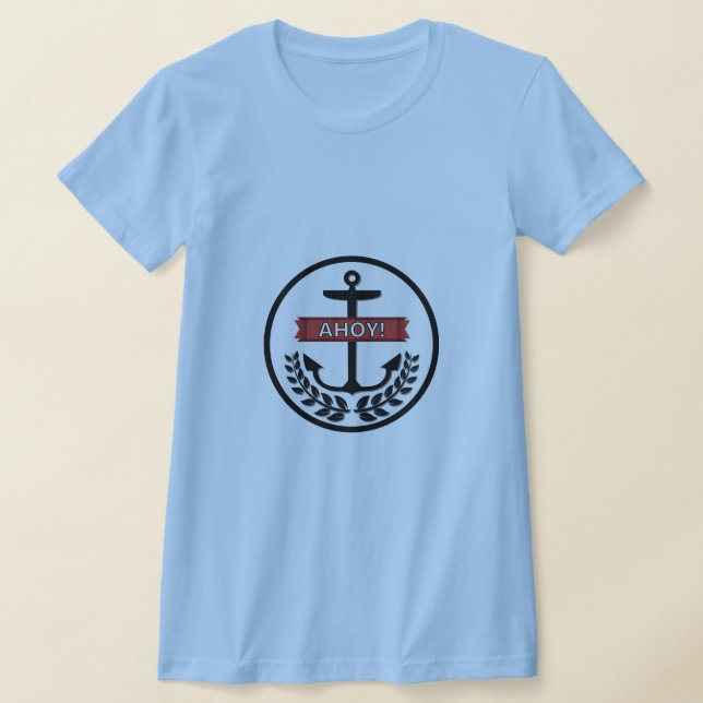 Camiseta Ahoy - Bella+Canvas femeninas Slim Fit T-Shirt (Distribución)