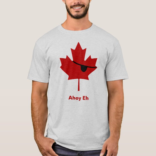 Camiseta Ahoy Eh…  ¿Pirata canadiense? (Anverso)