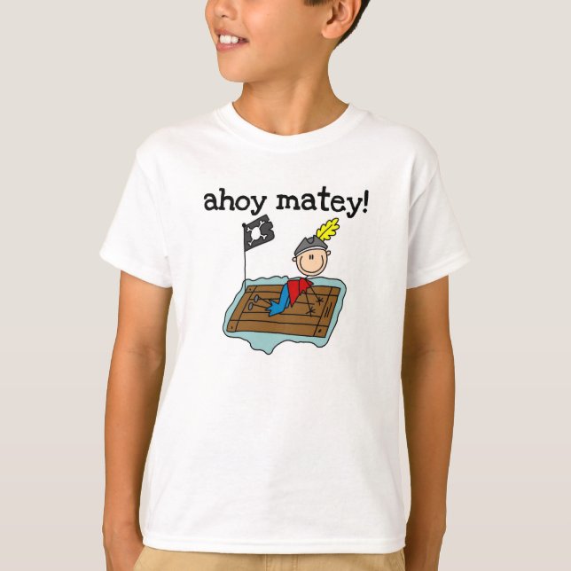 Camiseta Ahoy pirata afable (Anverso)
