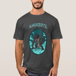Camiseta Ahuizotl Water Guardian Art - Aztec Mythic Legend