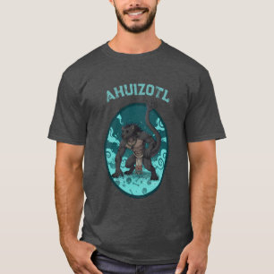 Camiseta Ahuizotl Water Guardian Art - Aztec Mythic Legend