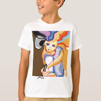 camiseta ahumada de artista