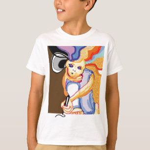 camiseta ahumada de artista