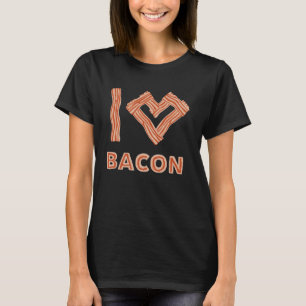 Camiseta Ahumado de carne Me encanta el tocino a la parrill