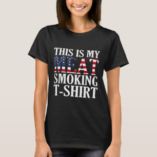 Camiseta Ahumador Retro Bbq Bandera Vintage De Ee. UU. Esta