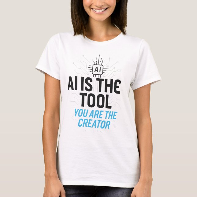 Camiseta AI Aesthetic Creator: Resumen de la cocreación dig (Anverso)