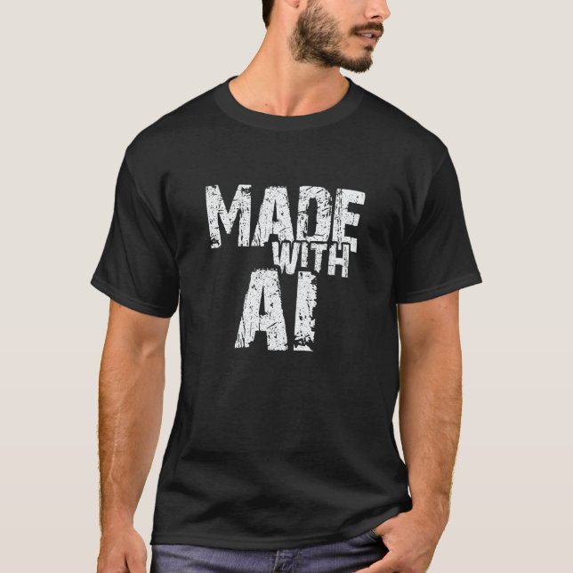 Camiseta AI Artificial Intelligence made with AI the artifi (Anverso)