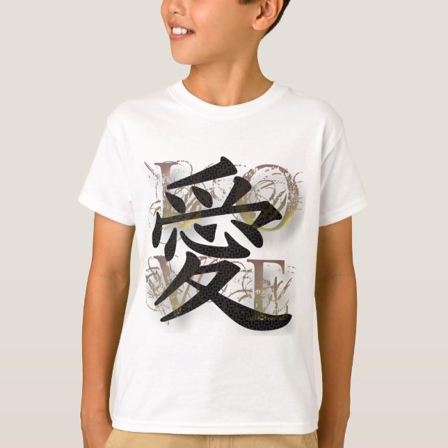 Camiseta ai_kanji_amor (Anverso)