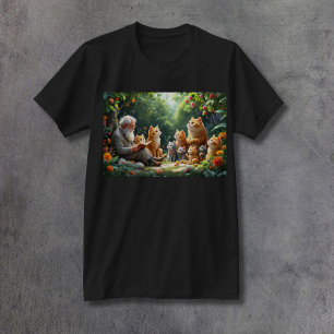 Camiseta Ai Leer A Los Gatos Feliz Retiro Fantasía