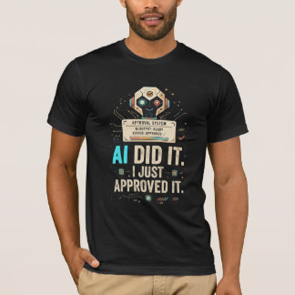 Camiseta AI Lo Hizo – Camiseta Divertida de Tecnol