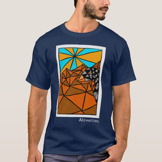 Camiseta AI observa T-Shirt (Anverso)