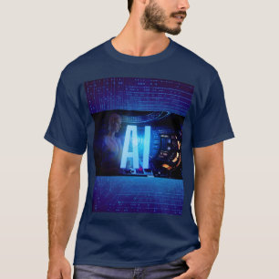 Camiseta Ai Robot T-Shirt Diseño de inteligencia artificial