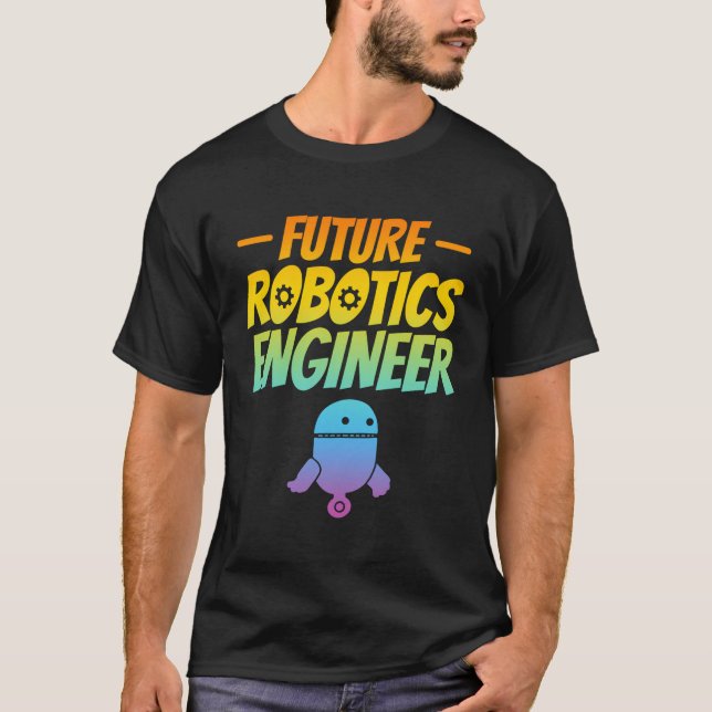 Camiseta Ai Robotics Machine Learning - Futuro Robotics Eng (Anverso)