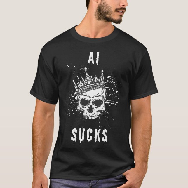 Camiseta AI Sucks - Tee de declaraciones (Anverso)