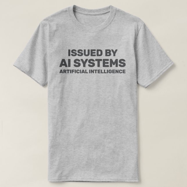 Camiseta AI Systems™ (Diseño del anverso)