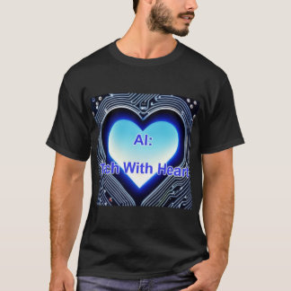 Camiseta AI: Tech with Heart Men's Black