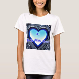 Camiseta AI: Tecnología con Corazón Mujer Blanca