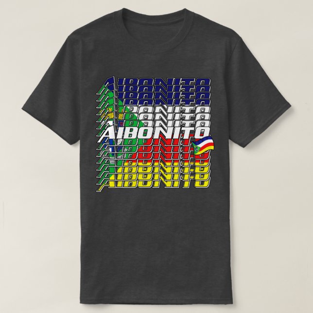 Camiseta Aibonito Cascada texto 1 (Diseño del anverso)