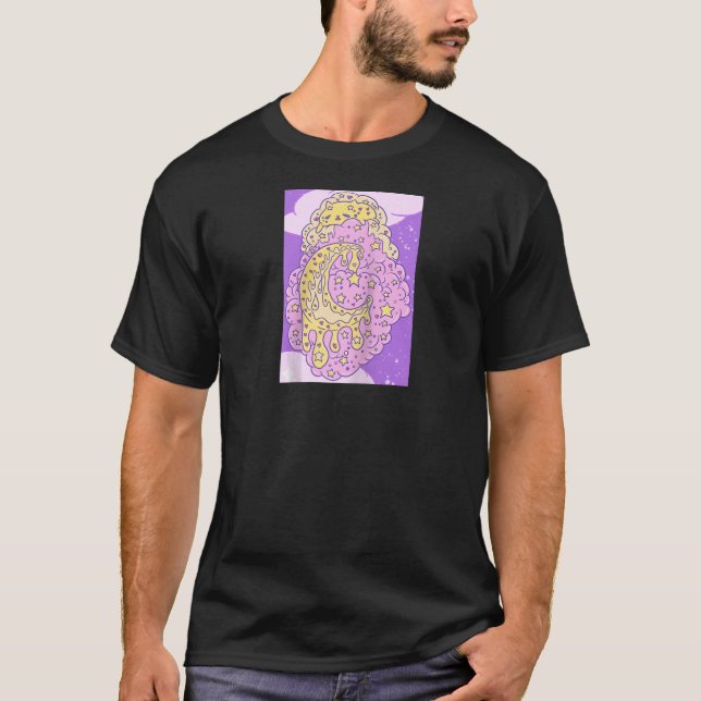 Camiseta Aidadaism sin hilo Custard Cat derritiéndose en un (Anverso)
