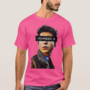 Camiseta Aidan Gallagher Número 5 Camisas Clásicas Mejor Mu