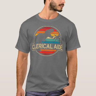 Camiseta Aide clerical Dinosaur