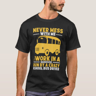 Camiseta Aide de bus escolar esencial para monitor de bus e