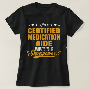 Camiseta Aide de Medicación Certificado
