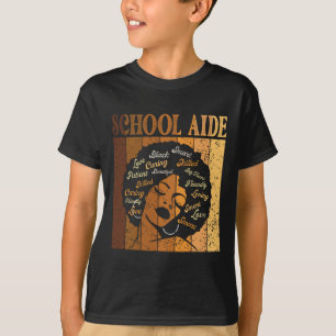 Camiseta Aide escolar afroamericanas hist negro