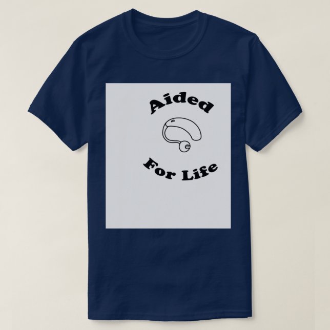 Camiseta Aided for Life (Diseño del anverso)