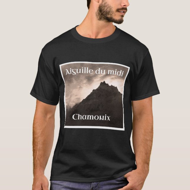 Camiseta Aiguille du Midi, Mont Blanc (Anverso)