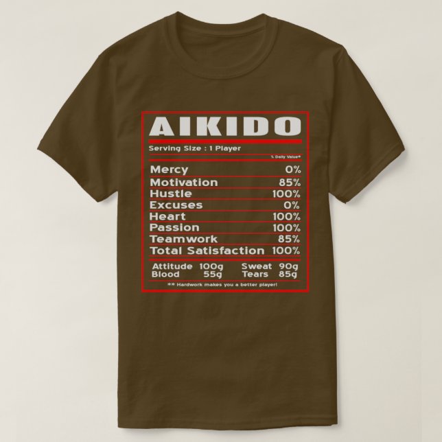 Camiseta Aikido 9 (Diseño del anverso)