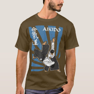 Camiseta Aikido Arte Marcial Japón Artista Marcial Aikidoka