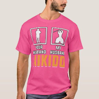 Camiseta Aikido Artes marciales Kanji Husband Martial Arts 