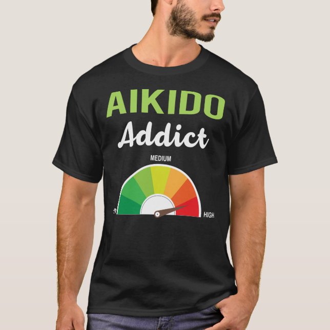 Camiseta Aikido de adicción (Anverso)