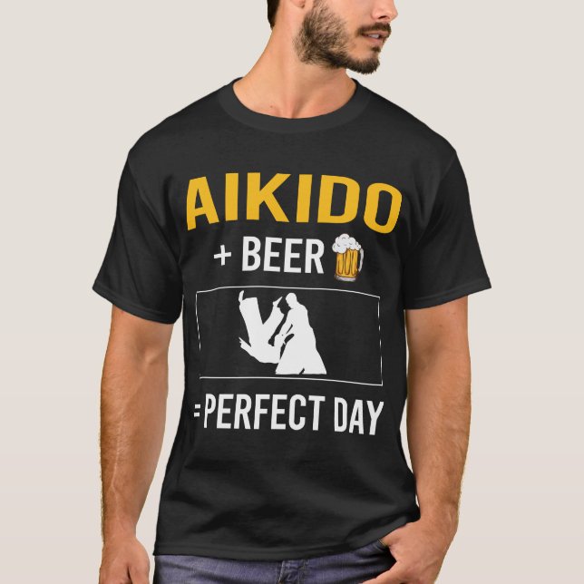 Camiseta Aikido de Beer Day (Anverso)