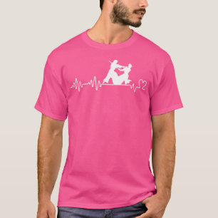 Camiseta Aikido Heartbeat Karate Gracioso Aikido