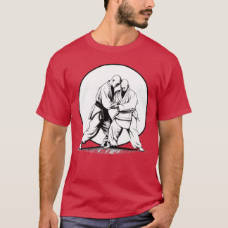 Camiseta Aikido Martial Arts Sports Fighters At Sunset fami