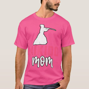 Camiseta Aikido Mom Martial Arts Mujeres Kanji Martial Arts