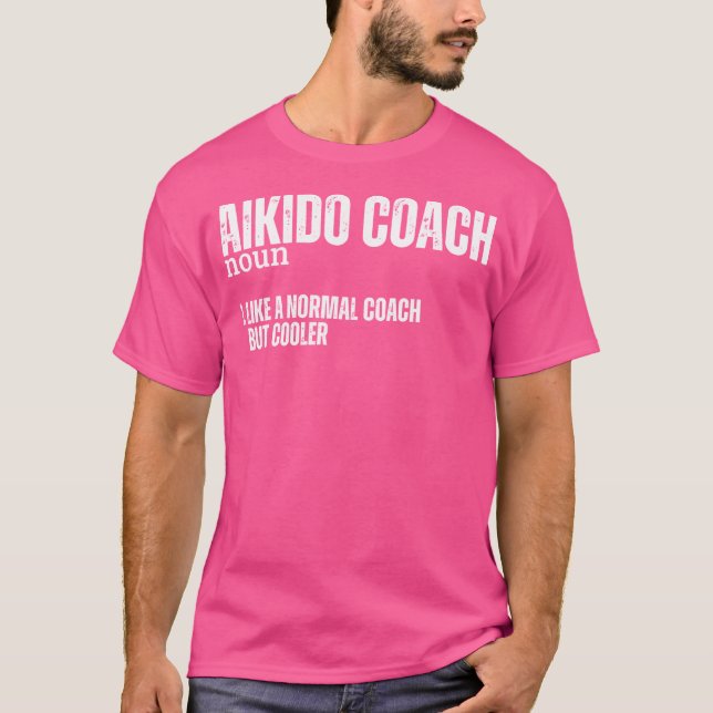 Camiseta Aikido Orgulloso divertidísimo en definición de en (Anverso)
