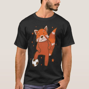 Camiseta Ailuridae jugando Fútbol Oso Gato Bambú