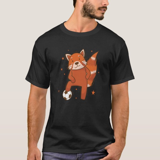 Camiseta Ailuridae playing Soccer Bear Cat Bamboo (Anverso)