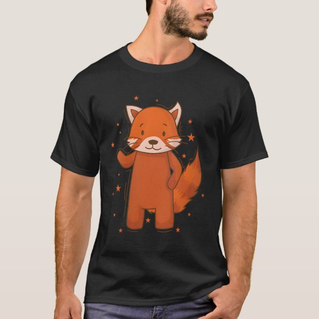 Camiseta Ailuridae Waving Bear Cat Lesser Panda (Anverso)
