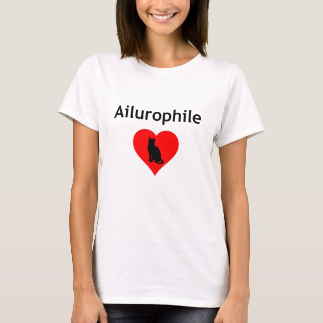 Camiseta Ailurophile (Anverso)