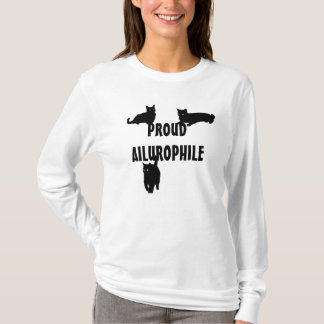 Camiseta Ailurophile orgulloso (amante del gato)