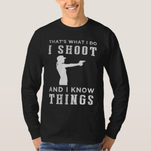 Camiseta Aim & Acumen - ¡Entusiasta De Tiroteo Gracioso!